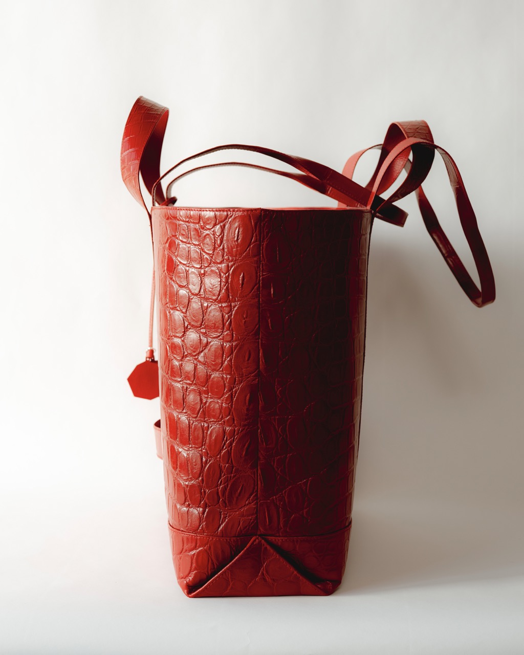 Bell Bag Engine Red Croc